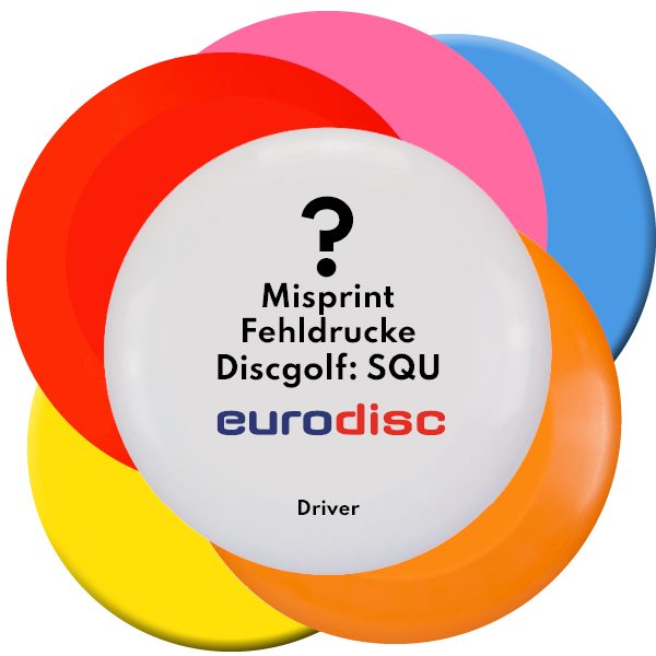 eurodisc Misprint Discgolf SQU - Putter - Midrange -  Driver